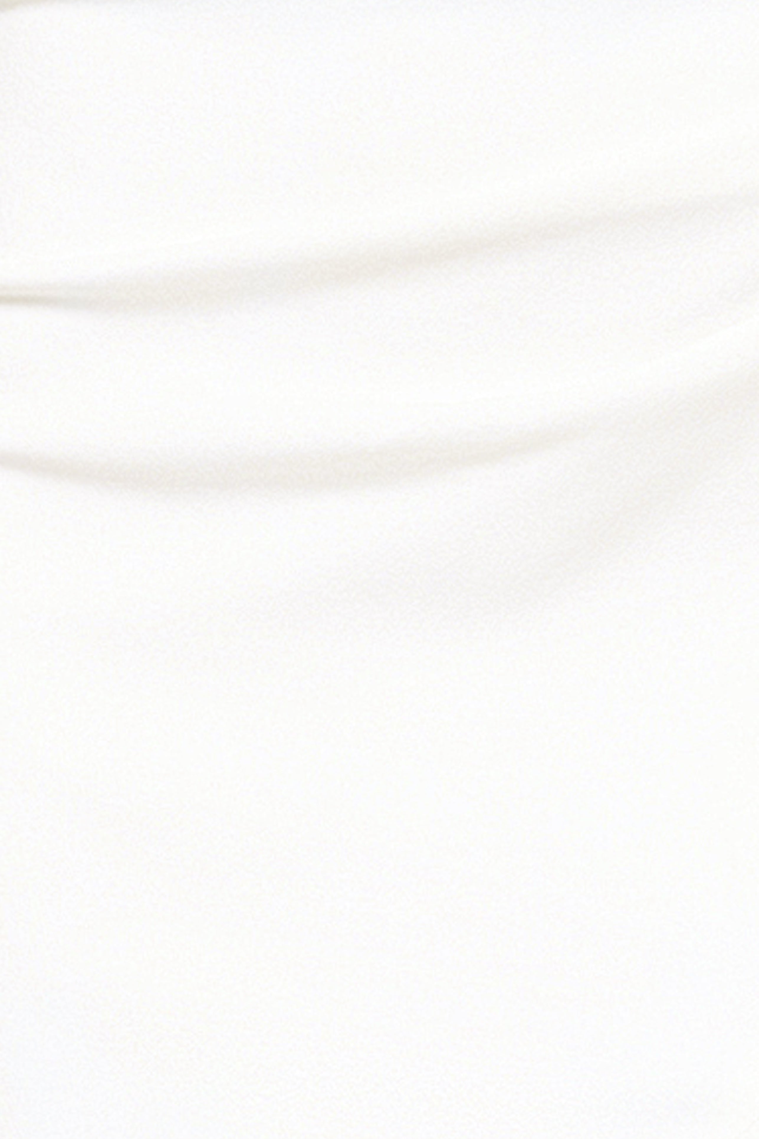 Petite "Candace" Long V- Neck Hi Low Cascade Dress