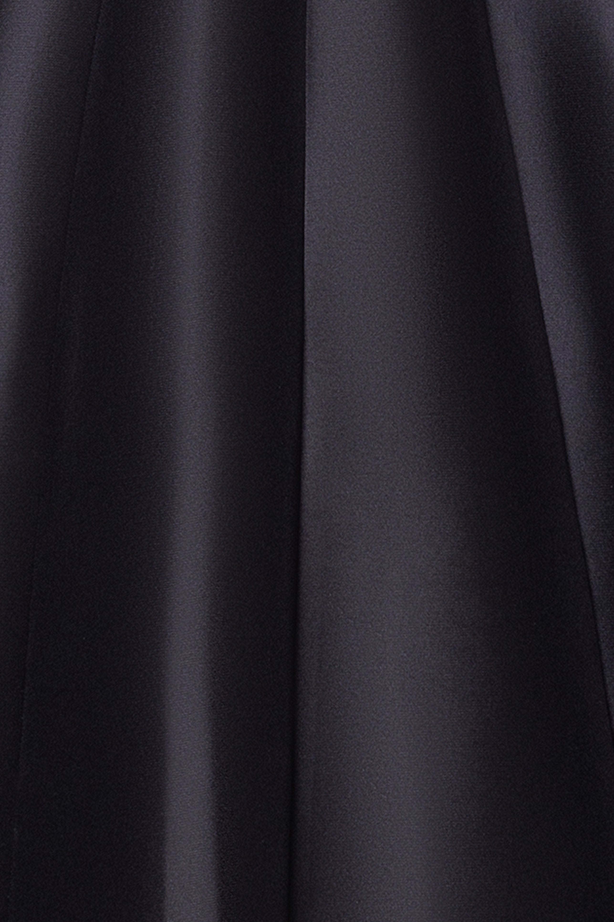 "Kate" Long Mikado Satin Strapless Dress