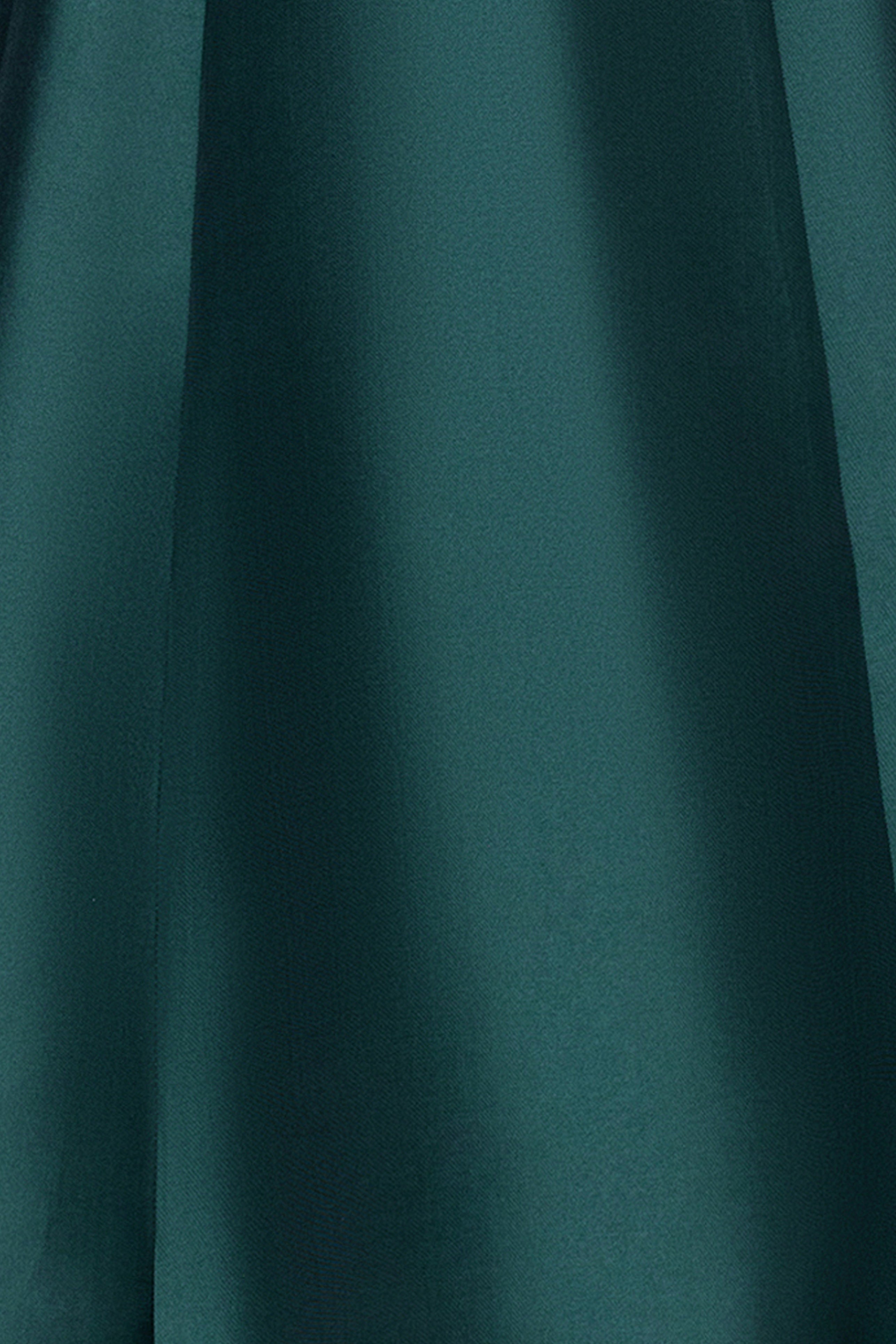"Coulette" Satin Bow Strapless Midi Dress