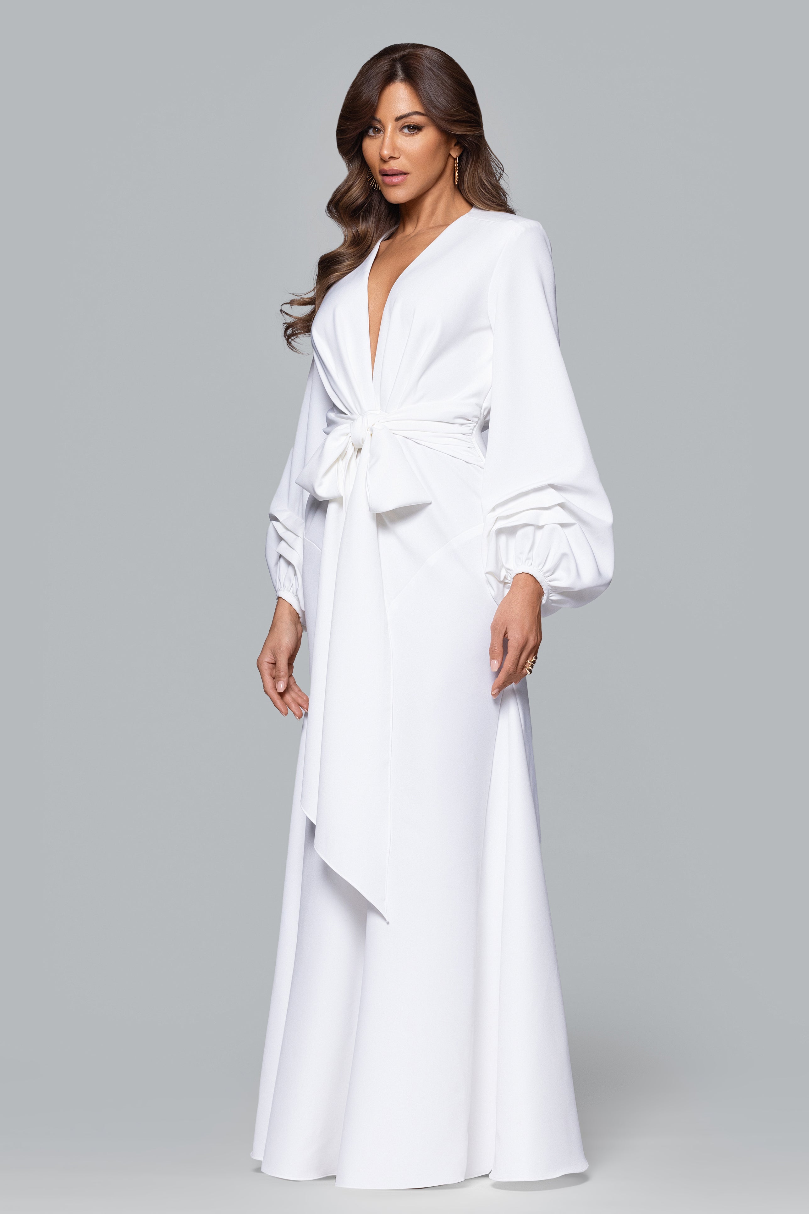 GHRAIL "Millie" Crepe Gown