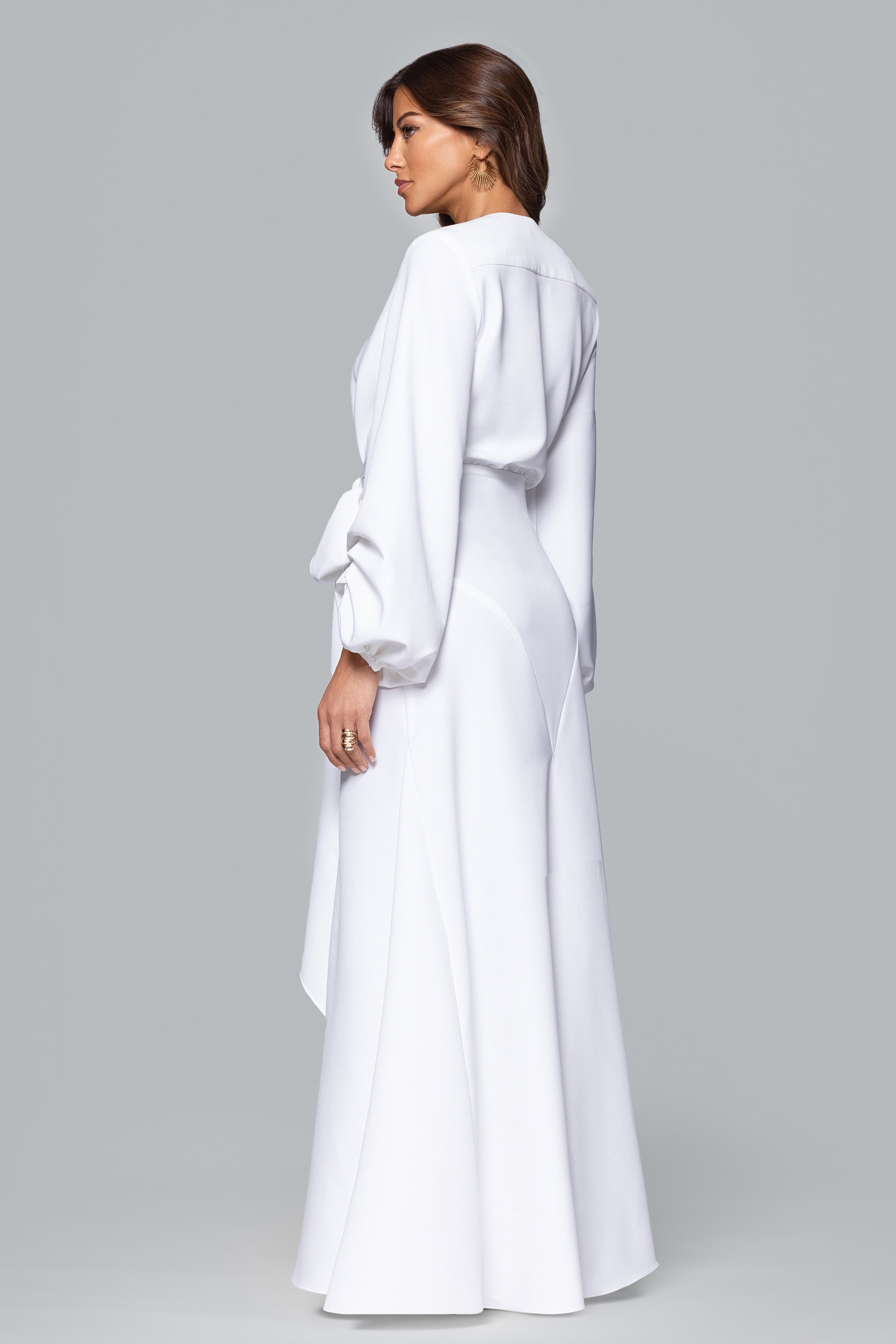 GHRAIL "Millie" Crepe Gown